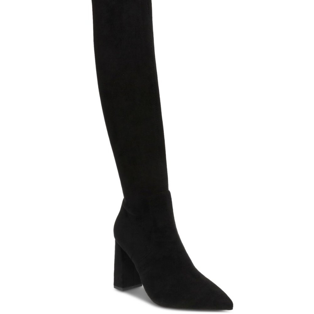 Wild Pair Eileene Pointed-Toe Block-Heel Over-the-Knee Boots, Created for Macy's